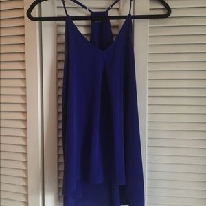 Royal blue top